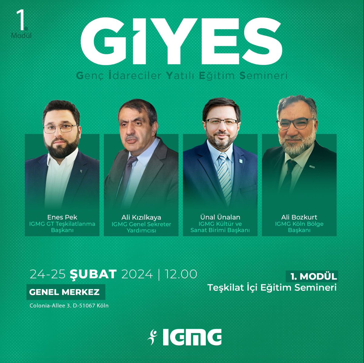 igmggenclik's tweet photo. GİYES: 🖋️📚
Yeni dönem GİYES'imiz Teşkilat İçi Eğitim Semineri (TİES) ile başlıyor! İki sene devam edecek programımızın nice hayırlara vesile olmasını niyaz ediyoruz!
#igmggenclik #giyes https://t.co/07462CGE1A