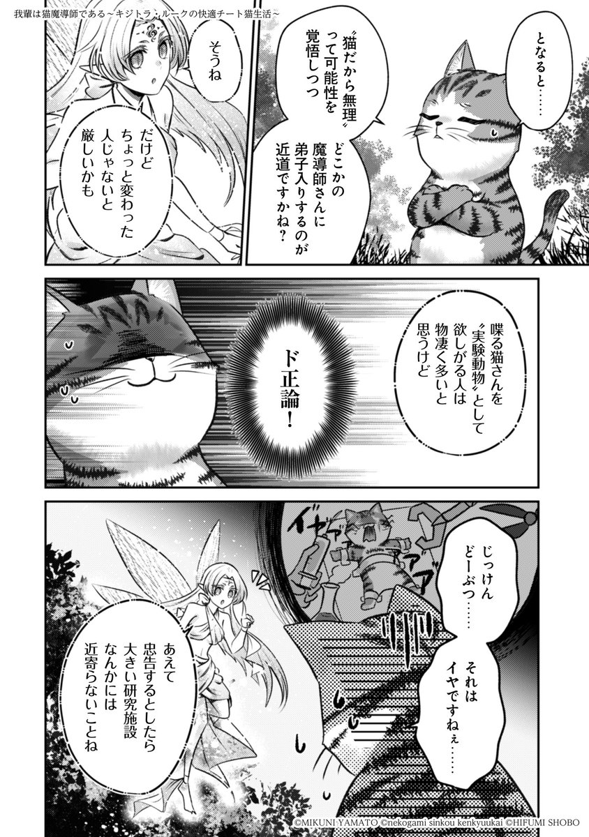 かくして俺は、ほぼテンプレ通りに異世界に転生した。ただし、猫の姿で。(8/8)  #漫画が読めるハッシュタグ