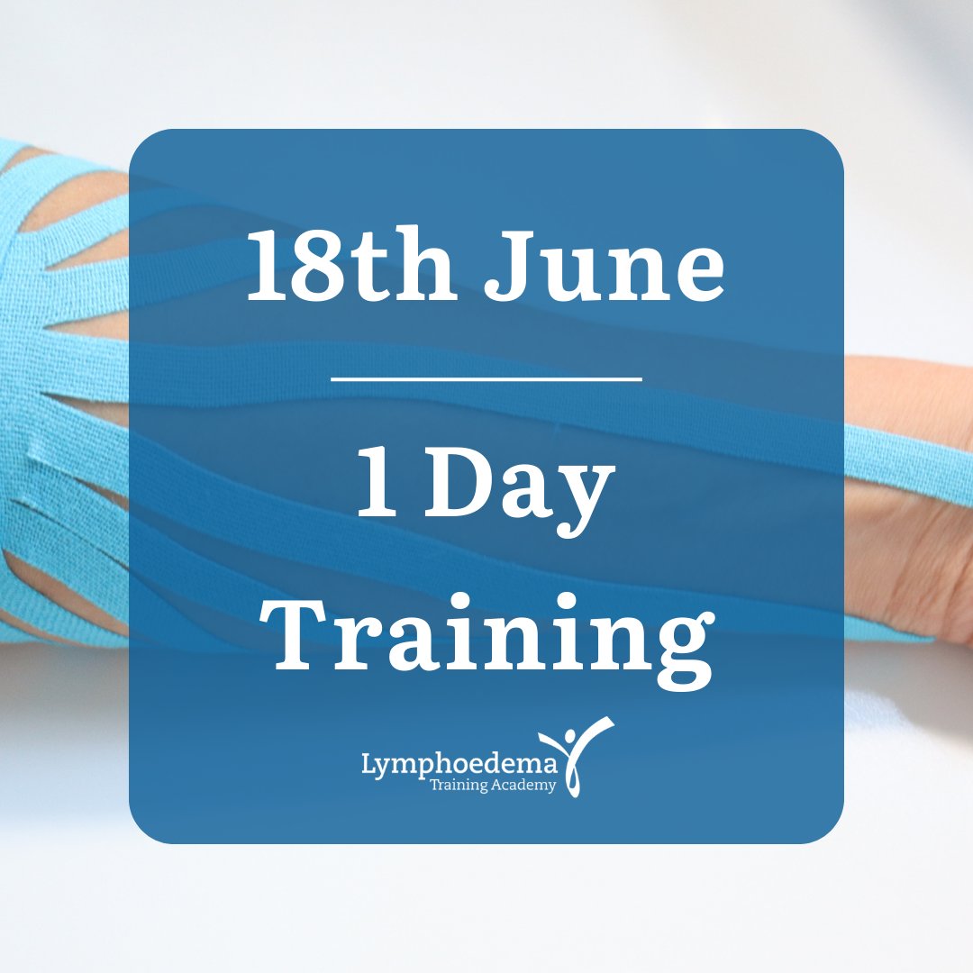 We are delighted to announce our Kinesiotaping Training Course!💙

This training has content specifically for oedema management, allowing you to elevate your proficiency in advanced taping techniques and contribute to enhanced patient care.

lymph.org.uk/kttraining