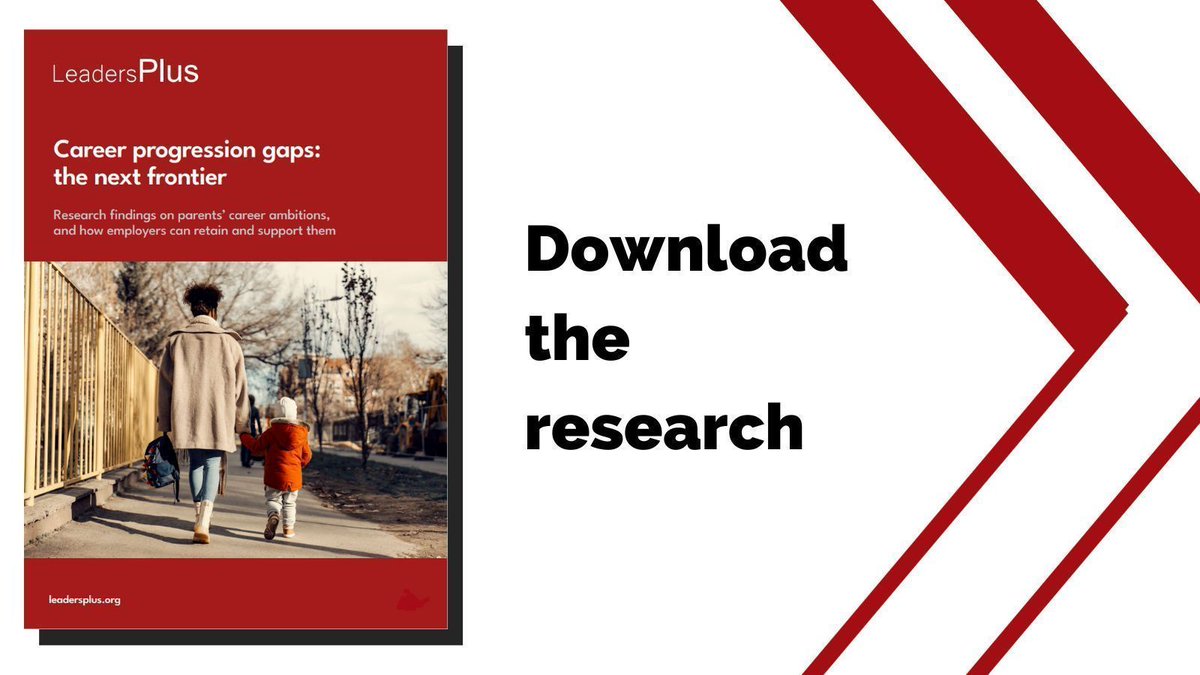 Our #CareerProgressionGaps report paints a clear picture for employers - ambition doesn't drop off a clip the moment you find out you're having a baby. Parents must be supported - the benefits are numerous, and the consequences, costly. Find out more: buff.ly/3SVhO1v