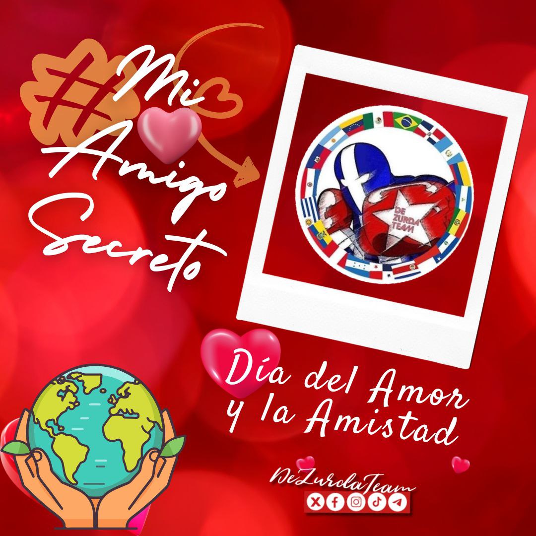 Que nos visite el Amor
tras la flecha de Cupido
o la mano de un amigo
nos encante con su flor.
Que rojo sea el color
de este único boceto,
amigos en bello reto
estrechando más sus lazos
descubriendo en un abrazo
quién es #MiAmigoSecreto.

#DeZurdaTeam