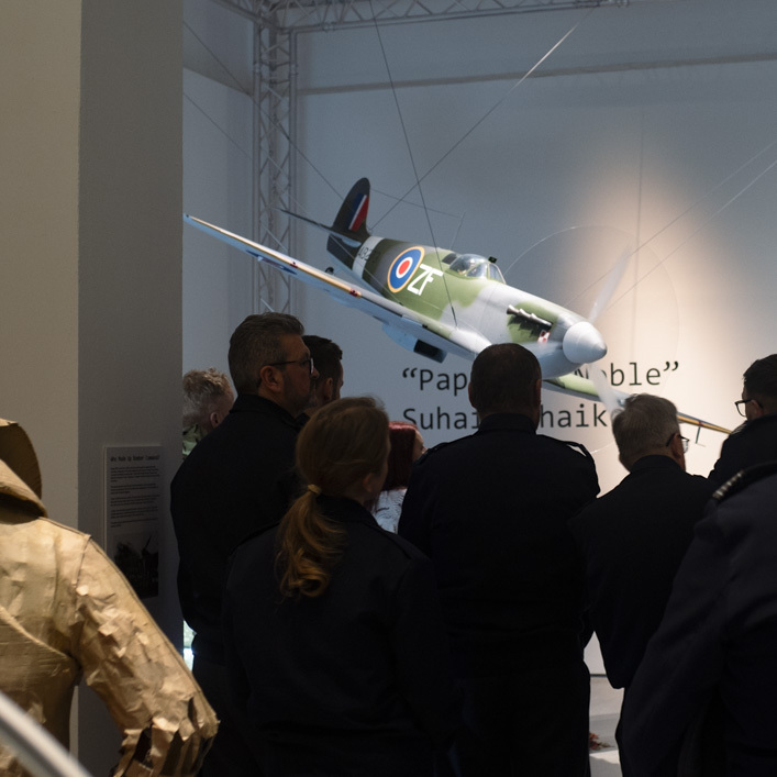 🎥 RAF Media Reserves media captured faith leaders delivering informative interfaith sessions during specialised training. After the presentations attendees explored Atkinson Southport Museum and faced a fitness test for a well-rounded weekend.🛩️💪#InterfaithDialogue #611Sqn