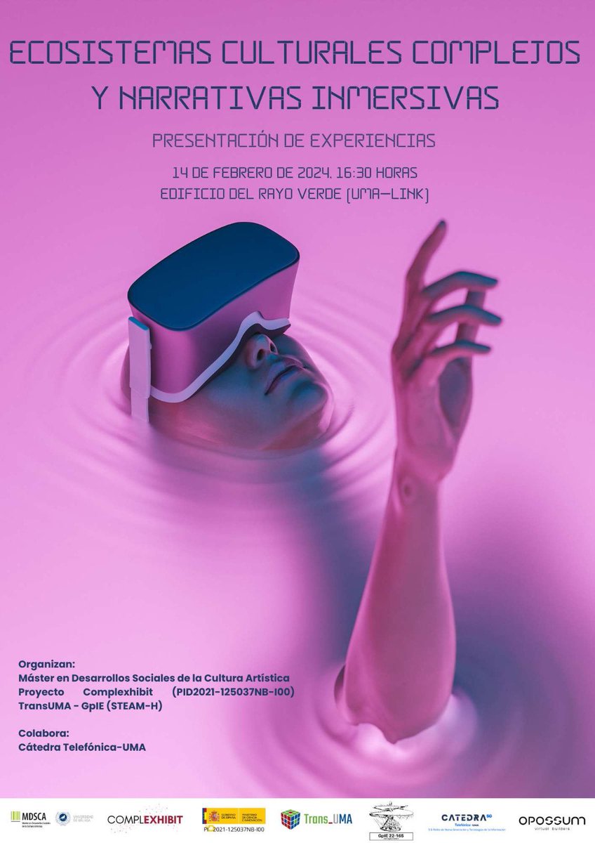 Hoy 14 de febrero, a las 16:30 hrs, volvemos a tener una cita con  la #RV #CulturaDigital #Innovación 🔥