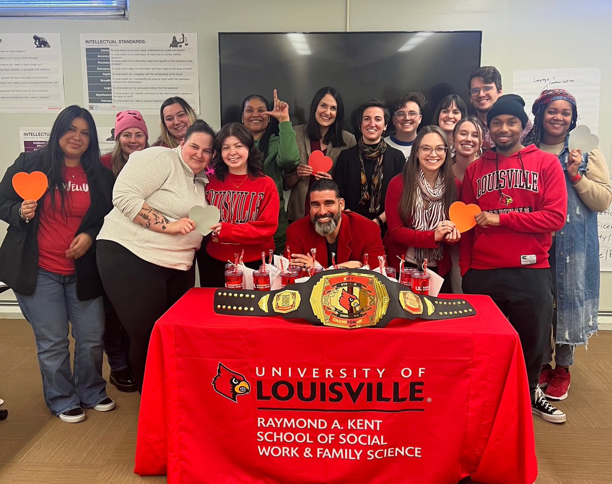 Nothing but love for this crew as we celebrate both Valentine’s Day and our second annual “CFT Week” at the Kent School of Social Work and Family Science - University of Louisville. #staysystemic