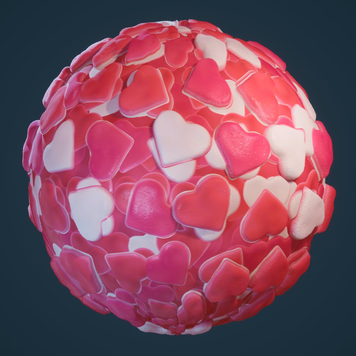 Happy Valentine's Day 💖

Here's one of the first #substancedesigner materials that I made not following any tutorials 😄