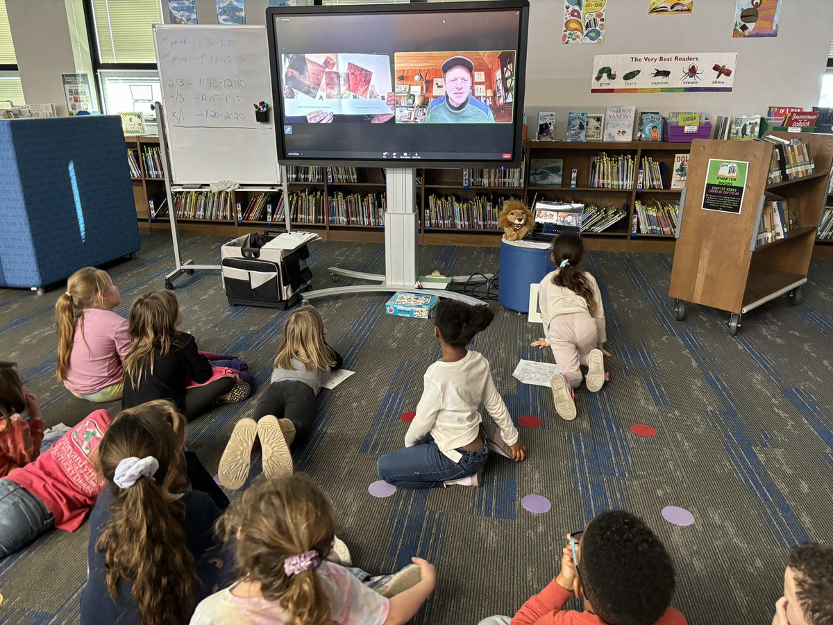 Our <a href="/mcmspartans/">@MCMSpartans</a> 1st graders loved this special storytime with a favorite author/illustrator team!