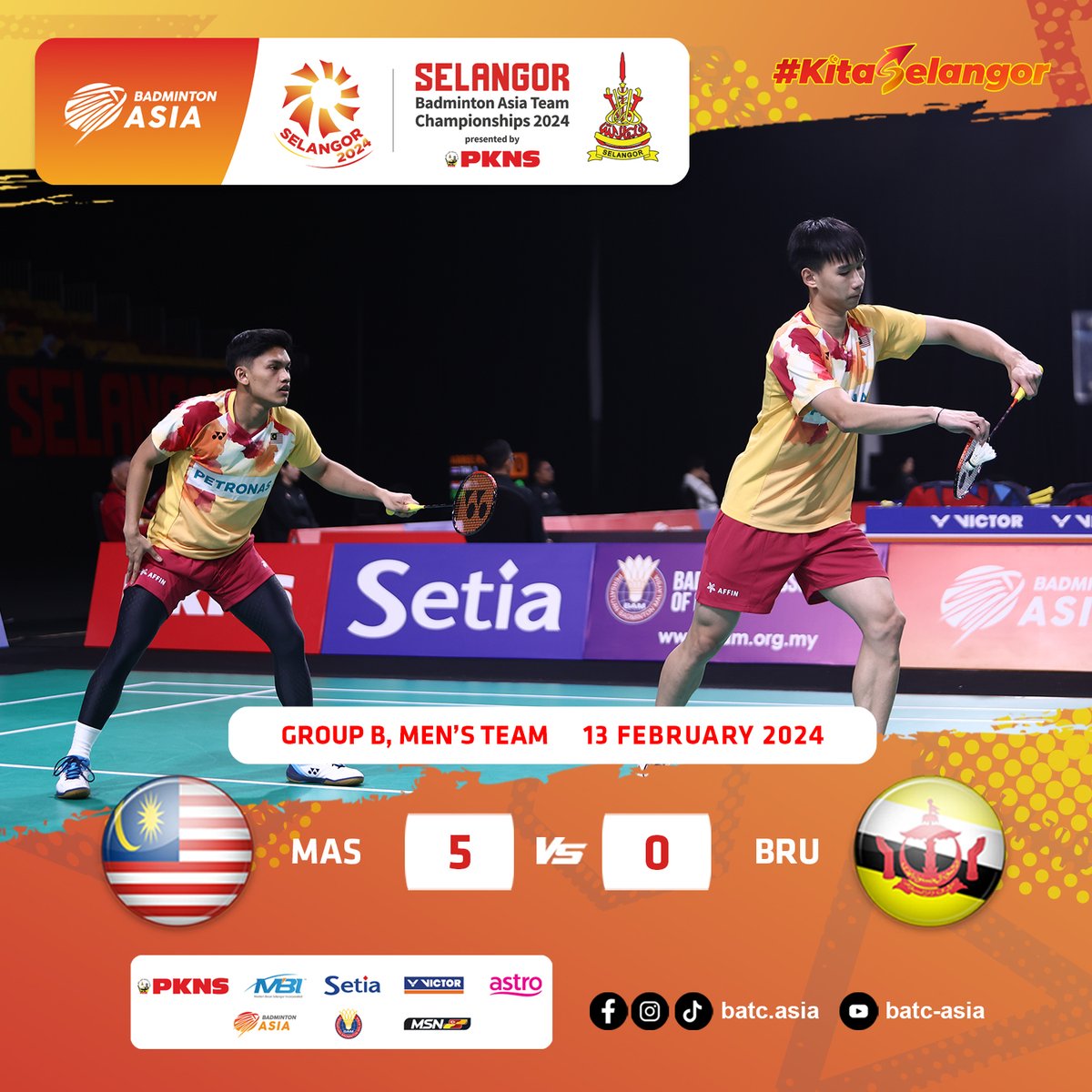 Selangor Badminton Asia Team Championship 2024 (@BATC_ASIA) / Posts / X