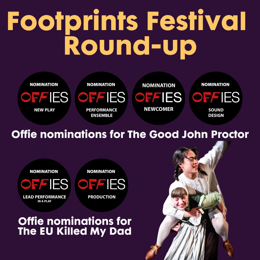 It has officially been a week since we closed Footprints Festival 2024!⏰

It was an absolute pleasure to showcase "powerful", "brilliant" and "gripping" work from London's most exciting emerging theatremakers.🎉

Congratulations to everyone involved!👏

📸<a href="/verweisung/">Giulia Delprato</a> <a href="/jackelsain/">Jack Sain</a>