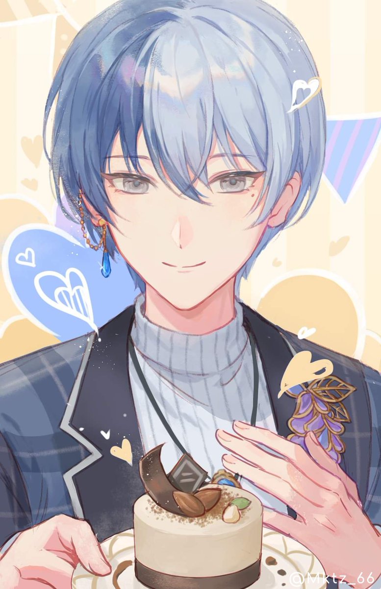 Mkt_z66's tweet photo. #prsk_FA 
🎂🧡💙 https://t.co/ntRV1VTYrH