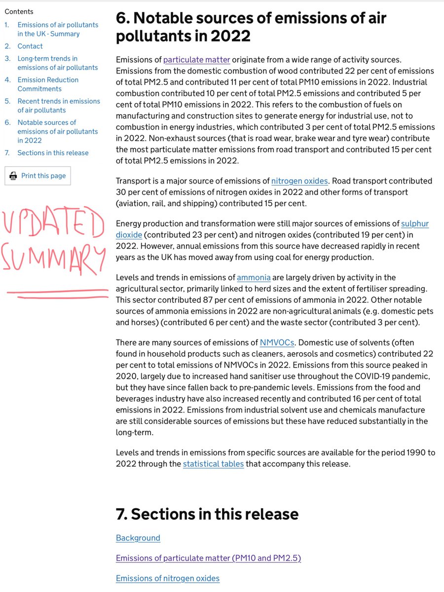 CleanAirLondon's tweet photo. Update | @DefraGovUK updated its 930am statistical release at 10.03am. Their summary omits mentions of the "29%", "75%" and "56%" and related info about #WoodBurningStoves and #OpenFires which are the lead statistics in the detailed PM2.5 release. We found the "69%" in the underlying tables