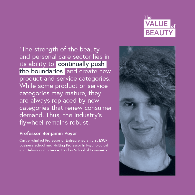 Innovation is the heartbeat of the European beauty and personal care industry. Every year, a quarter of cosmetic products on the market are improved or completely new. 

@DrBenVoyer explains more in our report, What is the #ValueOfBeauty? valueofbeauty.com