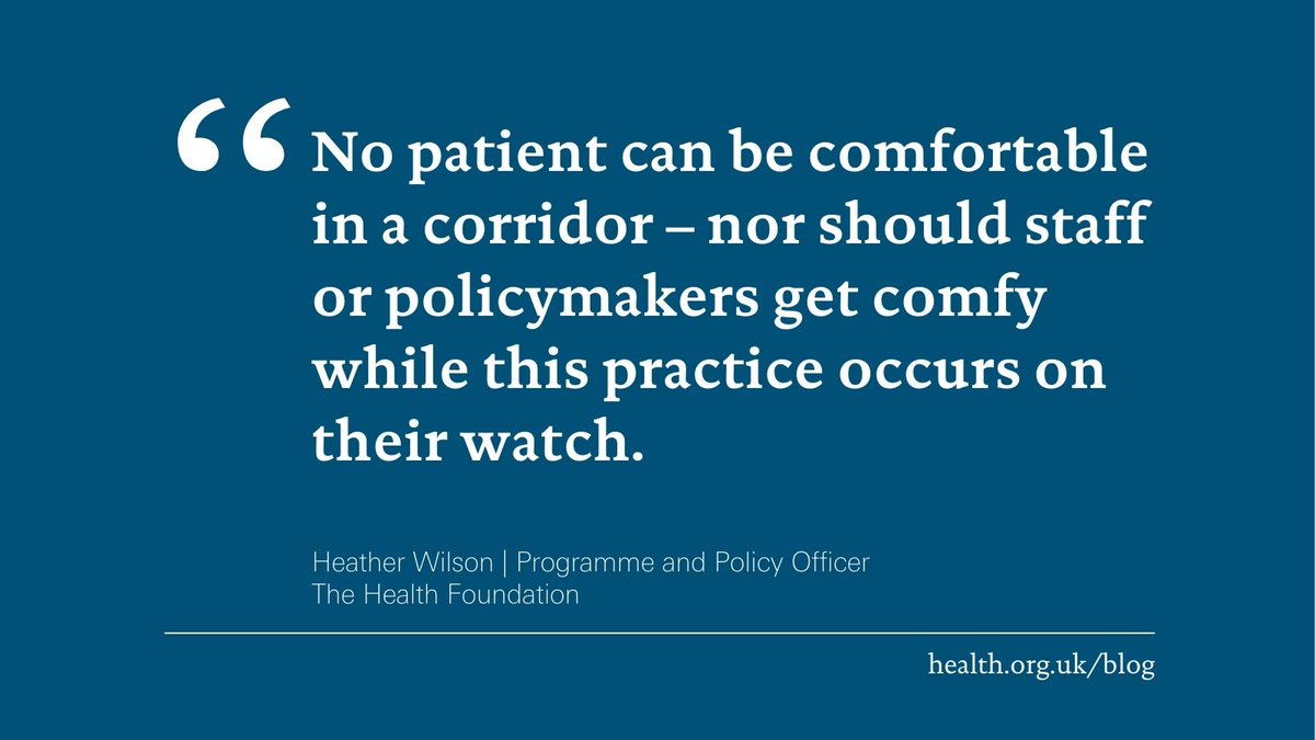 The Health Foundation (@healthfdn) on Twitter photo In a new blog, emergency care nurse and Programme and Policy Officer <a href="/heathers_health/">Heather Wilson, RN</a> explores how the increased frequency of #CorridorCare is affecting patient safety and NHS staff morale.
Read Heather’s blog ⬇️
health.org.uk/news-and-comme… In a new blog, emergency care nurse and Programme and Policy Officer <a href="/heathers_health/">Heather Wilson, RN</a> explores how the increased frequency of #CorridorCare is affecting patient safety and NHS staff morale.
Read Heather’s blog ⬇️
health.org.uk/news-and-comme…