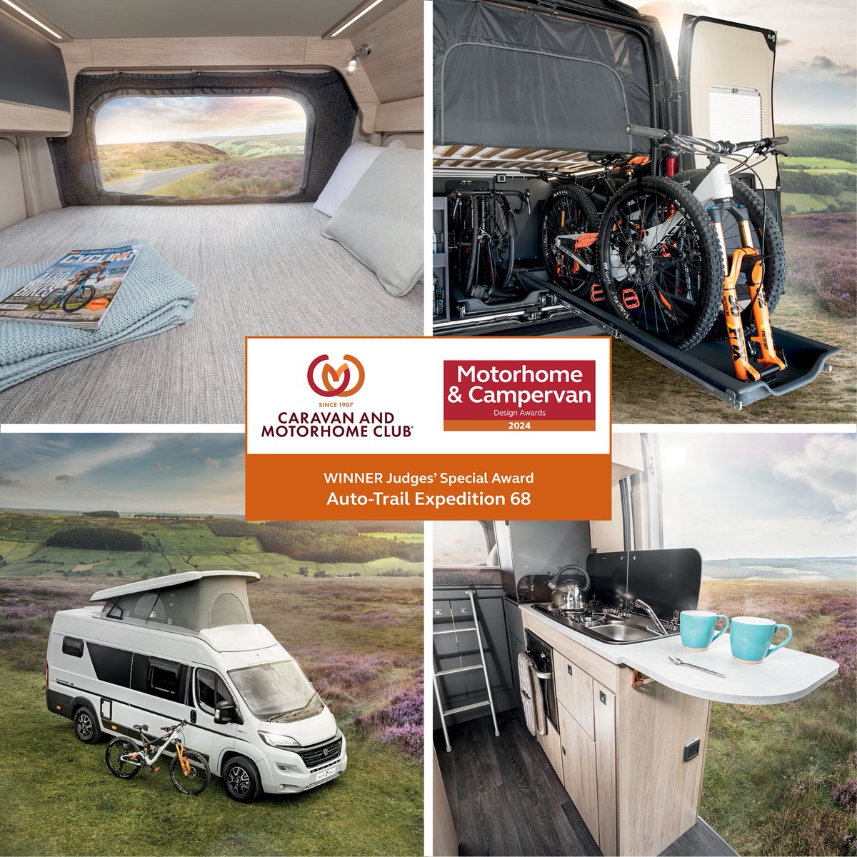 Auto-Trail (@autotrail_) on Twitter photo We are delighted to announce that our Expedition 68 has been awarded the winner of the Judges' Special Award at this year's Motorhome & Campervan Design Awards, hosted by <a href="/candmclub/">Caravan and Motorhome Club</a>! ๐๐
Find out more about this fantastic model at auto-trail.co.uk/expedition-68 We are delighted to announce that our Expedition 68 has been awarded the winner of the Judges' Special Award at this year's Motorhome & Campervan Design Awards, hosted by <a href="/candmclub/">Caravan and Motorhome Club</a>! ๐๐
Find out more about this fantastic model at auto-trail.co.uk/expedition-68