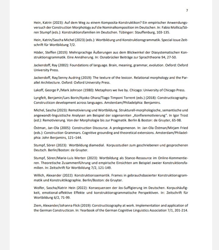 S_Michel_'s tweet image. #CfP: Session &quot;The Meaning Side of Word Formation Constructions&quot; at this year&apos;s @DGKL_GCLA annual conference in Osnabrück. We look forward to receiving abstracts by 21.04. 
www2.uni-osnabrueck.de/dgkl2024/home
#constructiongrammar
#wordformation