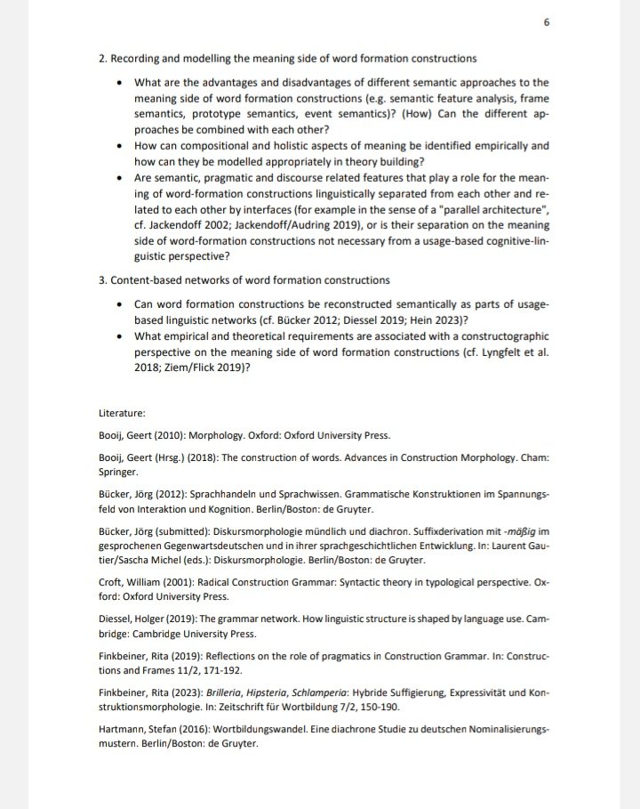S_Michel_'s tweet image. #CfP: Session &quot;The Meaning Side of Word Formation Constructions&quot; at this year&apos;s @DGKL_GCLA annual conference in Osnabrück. We look forward to receiving abstracts by 21.04. 
www2.uni-osnabrueck.de/dgkl2024/home
#constructiongrammar
#wordformation