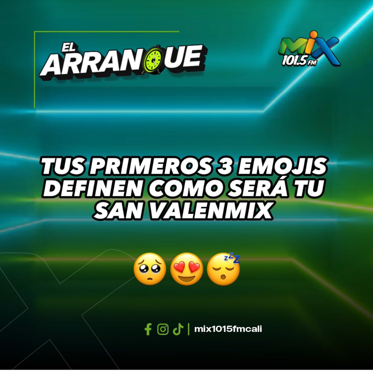 mix1015fmcali's tweet photo. Buenos diassss ☀️💘 #SanValentin #ModoMix https://t.co/tQH7LDWAVs