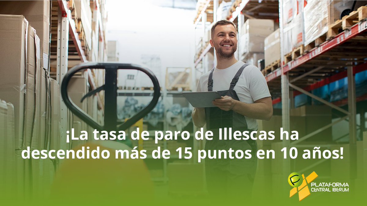 📈 Hemos logrado que la #tasadeparo haya descendido más de 15 puntos en 10 años 👷 Un dato que nos hace sentir satisfechos con los resultados de nuestra labor y nos motiva a seguir trabajando. Gracias por vuestra colaboración - @Illescas_Ayto

#TasaDeParo #PCI  #Illescas