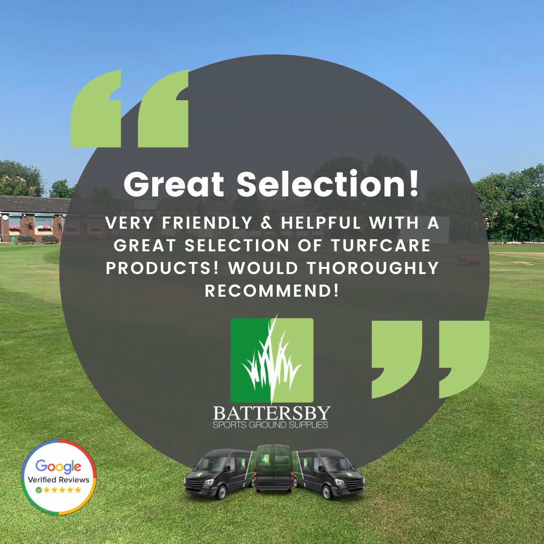 Our customers speak for us and help spread the love!
Read Guy's experience with Battersby and join the success story. 
🗣️📈 
#HappyCustomers #TestimonialTalk #sports #groundswork #sportsground