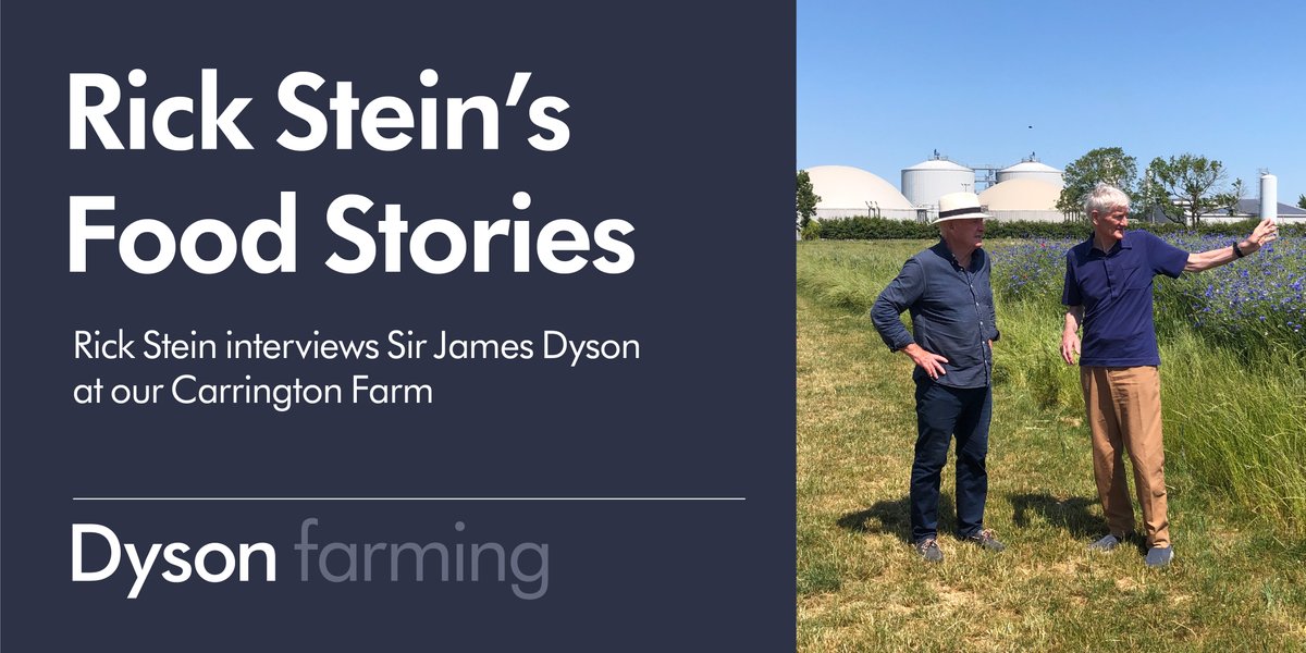 🍓 Rick Stein interviews Sir James Dyson about our strawberry production, energy generation and the the technology we use on Rick Stein's Food Stories. Watch now on BBC iPlayer or at 6:30pm on BBC Two. ow.ly/Ulrc50QB26z #strawberries #foodproduction #rickstein