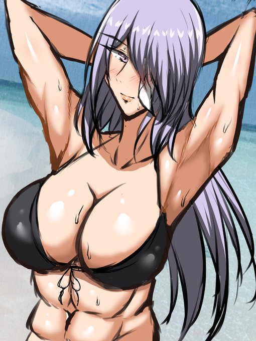 妖眼の相剣師(水着)描きました(΄◉◞౪◟◉`) 