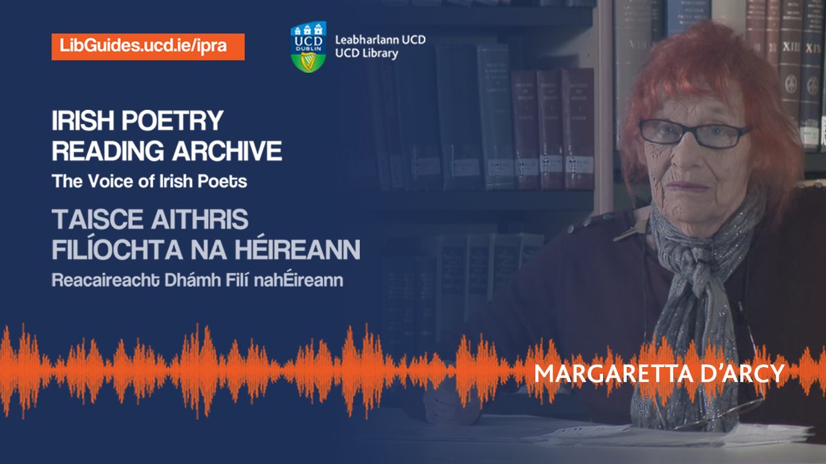 For the day that's in it, listen to Aosdana poet Margaretta D'Arcy read 'Valentine Letters from a prickly poet and an awkward doggerel maker'. Margaretta's poems are preserved in the Irish Poetry Reading Archive for future generations to enjoy. Go to: youtu.be/sDGGECJBDAk?fe…