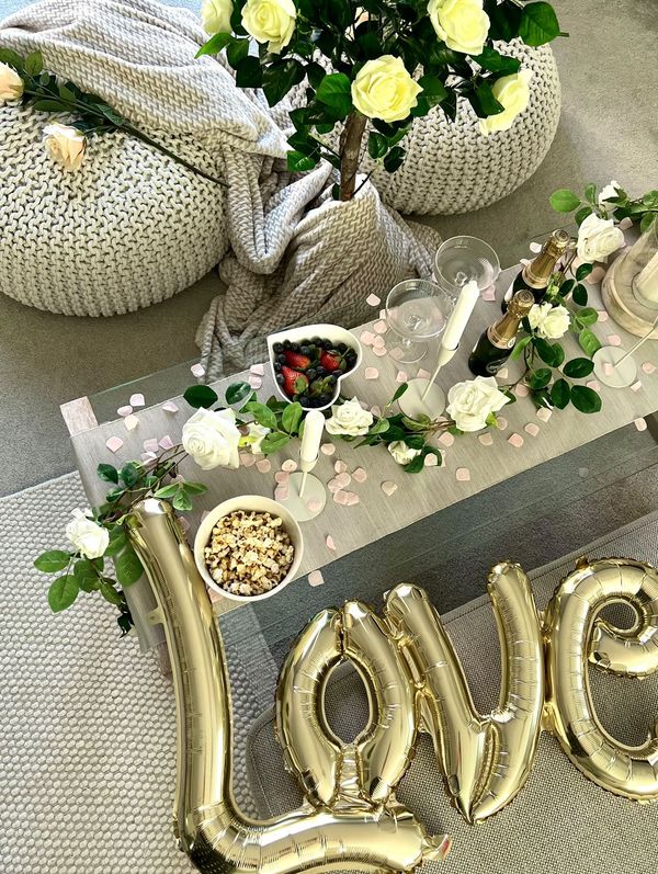 Sending our love to you 🥰 Happy Valentine's Day!

If you're looking to create a haven to relax in, here's some inspiration from @rebecca_riley_home.

🛍️ Handmade with love:

Knitted Pouffes - from £29.99
Mora Throw - £16.99
Rose Tree, 90cm - £34.99
Rose Garland - £19.99