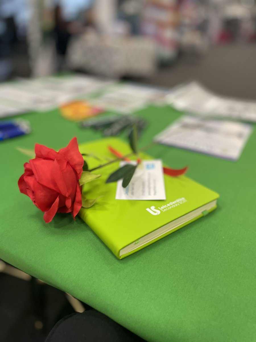 Such a lovely touch from the @TheJobFairs today at Derby Pride Park! 🌹 

Don’t forget to come and visit us to find out more information on teaching #teaching #teachertraining #jobsfair