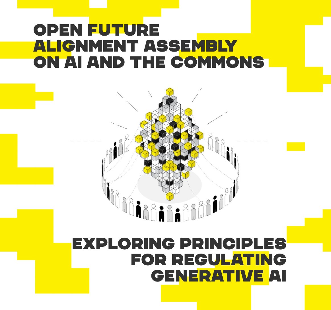 What do open movement activists, creators, and organizations think about regulating #genAI? Our virtual Alignment Assembly on #AI and the Commons is live and will run until mid-March. You can learn more &amp; subscribe to participate here 👉openfuture.eu/blog/alignment… #DigitalCommons