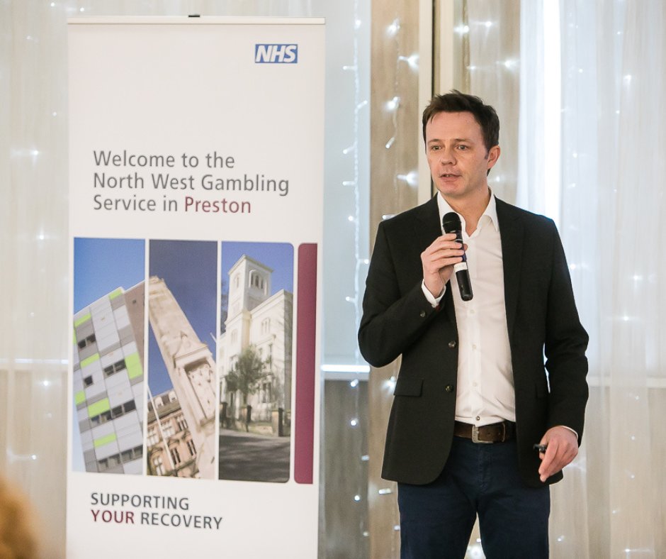 LeedsandYorkPFT's tweet image. At the launch @mgaskell12 consultant psychologist &amp;amp; the head of the new organisation said: “Gambling plays a role in hundreds of deaths every year with the NHS picking up the tab of the online betting industry with a surge in suicidal gambling addicts turning up at NHS clinics."