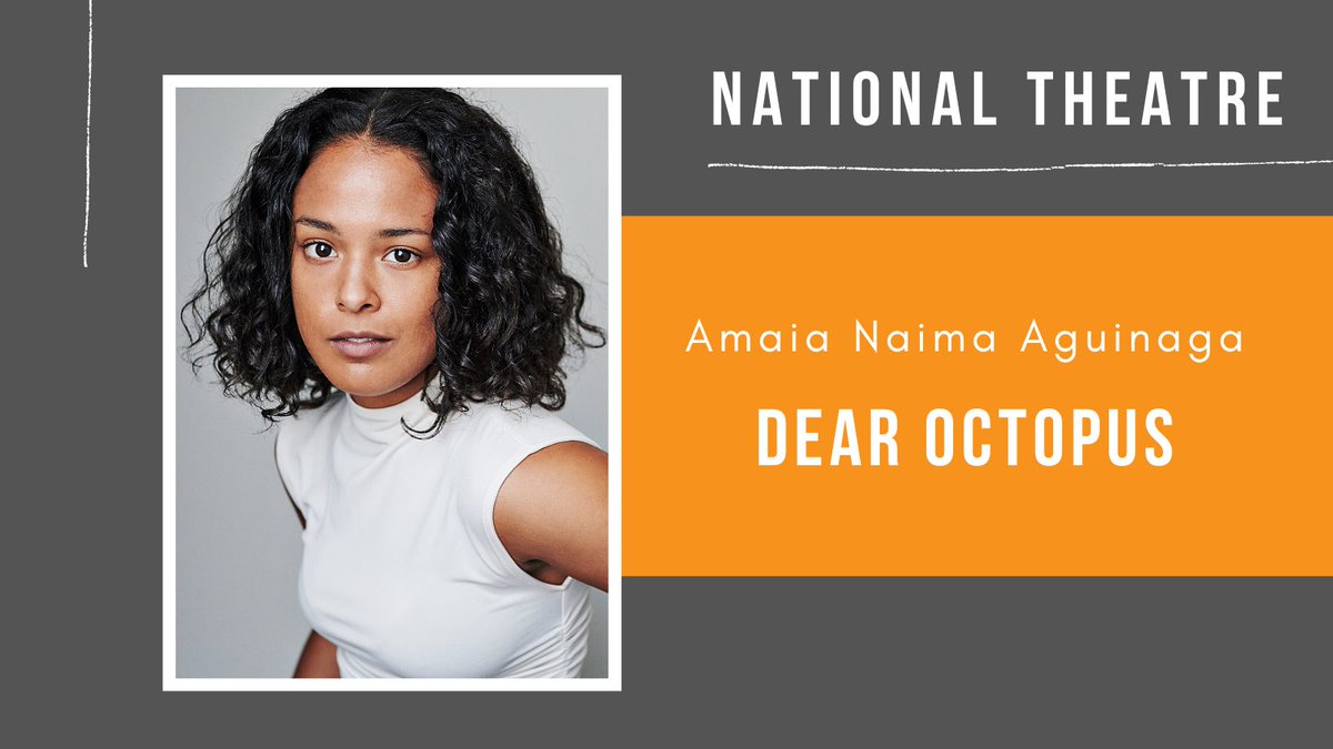 Wishing a wonderful press night tonight to Amaia Naima Aguinaga (@AmaiaNaima) and the whole cast of Dear Octopus at the @NationalTheatre