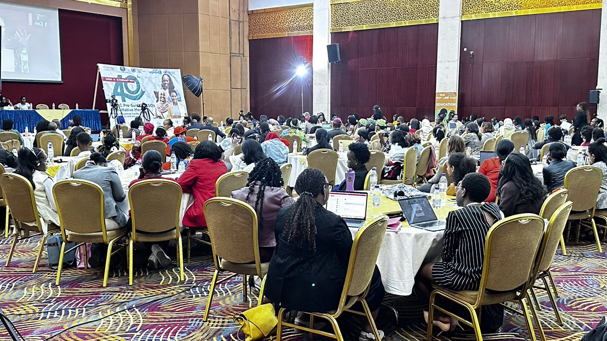 A cross section of the participants of the #40GIMAC physically present in Addis Ababa, Ethiopia. It’s a full house on this day one of the Pre Summit CSOs consultative meeting on the <a href="/_AfricanUnion/">African Union</a> theme of the year 

Follow here ~> us06web.zoom.us/webinar/regist…