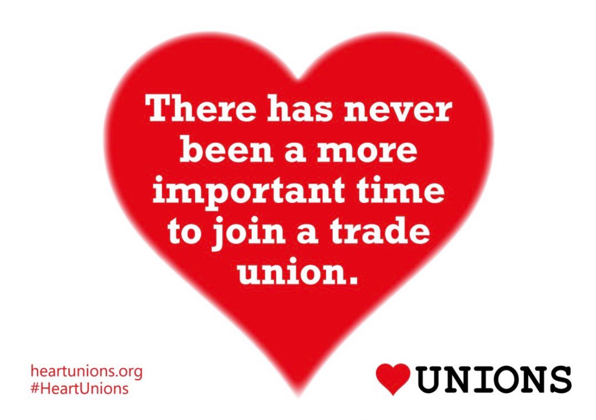 Day 3 #HeartsUnion Week @BFAWUOfficial took a teenage mum in Wakefield from a Greggs shop to a General Secretary,negotiating on behalf of 1000’s of workers because she became a rep. It's a movement that literally changes lives.❤️✊️ Not in a union? join.bfawu.org