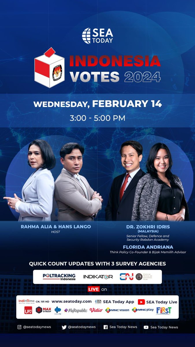 Trying to contribute some perspectives on Indonesia's foreign policy and ASEAN securitisation following #IndonesiaMemilih 2024.  

Thank you <a href="/seatodaynews/">SEA Today News</a> for the opportunity. 

Selamat nyoblos teman2 di 🇲🇨.