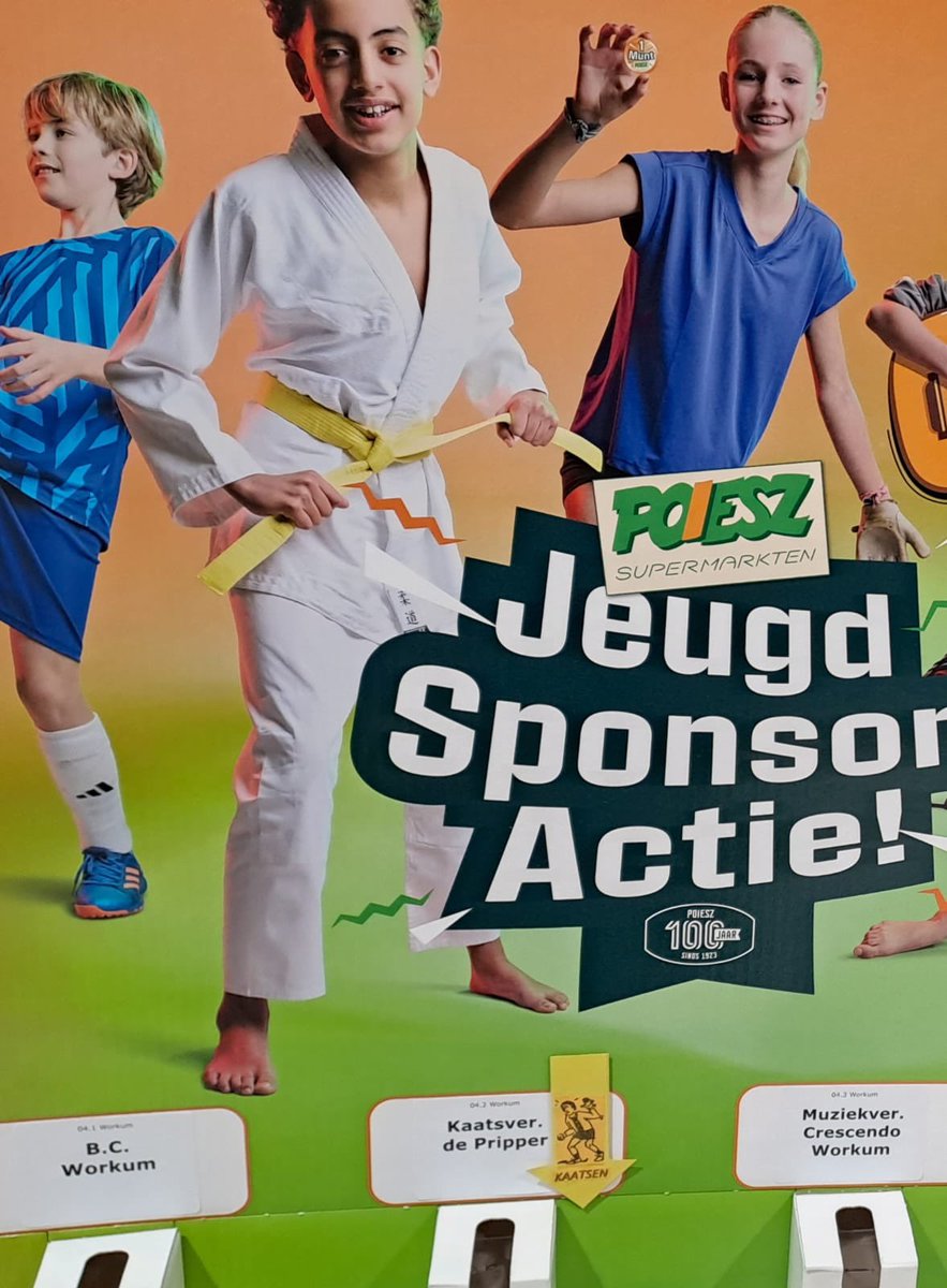 PripperWorkum's tweet photo. We doen weer mee met de Jeugdsponsoractie van @poiesz Doe de munten in onze koker. Bijvoorbeeld door lekkere gezonde appels te kopen! https://t.co/yrgs6StzcY