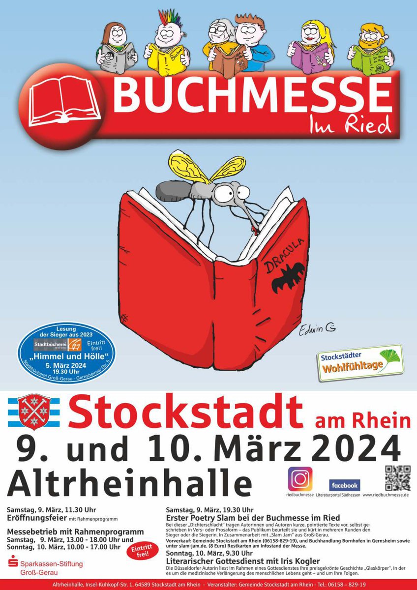 Am 09. und 10. März trefft ihr <a href="/paulaschwanitz/">Paula Schwanitz</a> auf der Buchmesse im Ried

#buchmesseimried #Lesen #buchmesse #livebuchmesse #stockstadt #stockstadtexpress #Autorenstand #aufdermesse #bücherkaufen #liveevents #Fantasy #fantasybücher #fantasyautoren #fantasybooks #Fantastik
