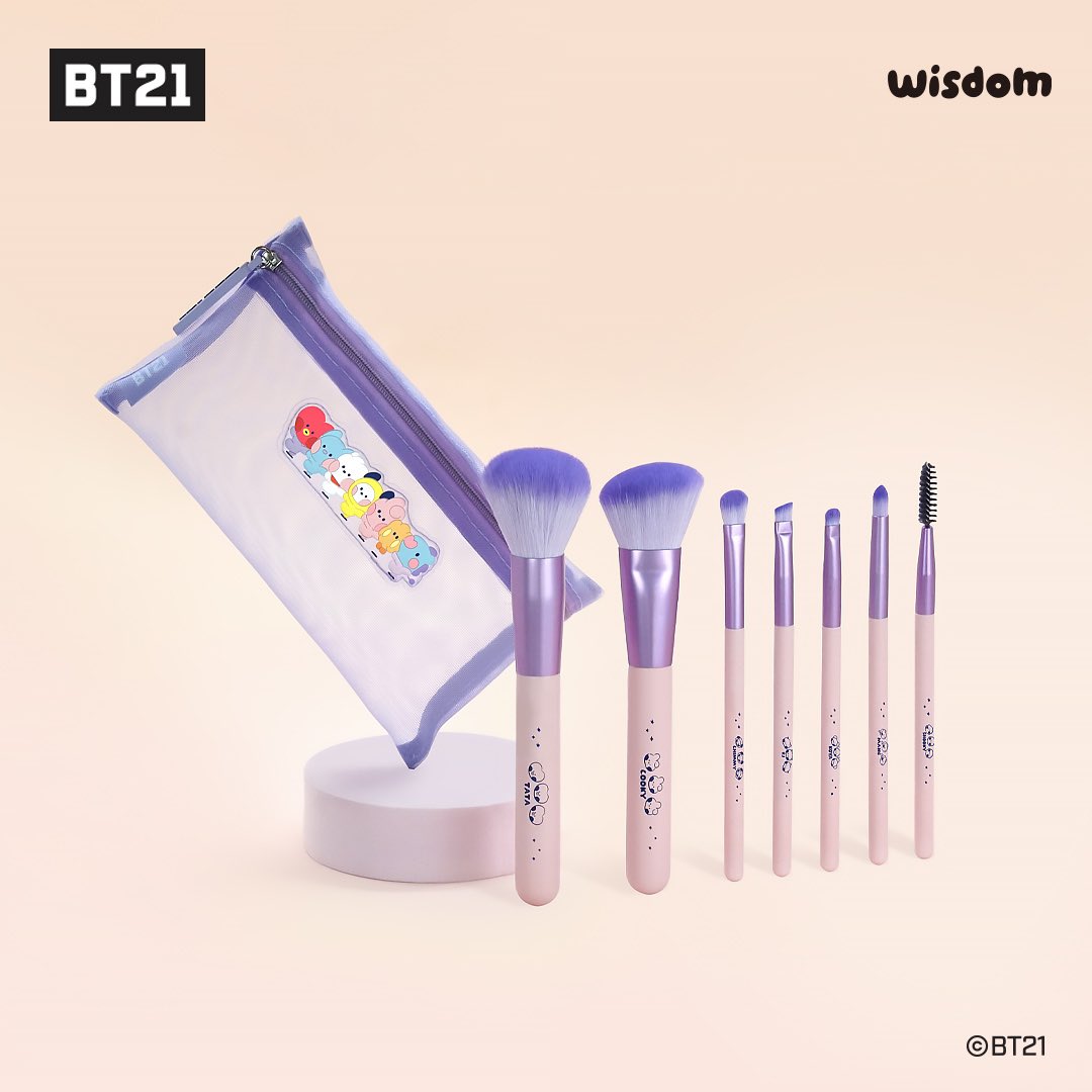 新商品入荷情報 - ̗̀📢 #BT21 のかわいいメイクブラシセットが入荷しま