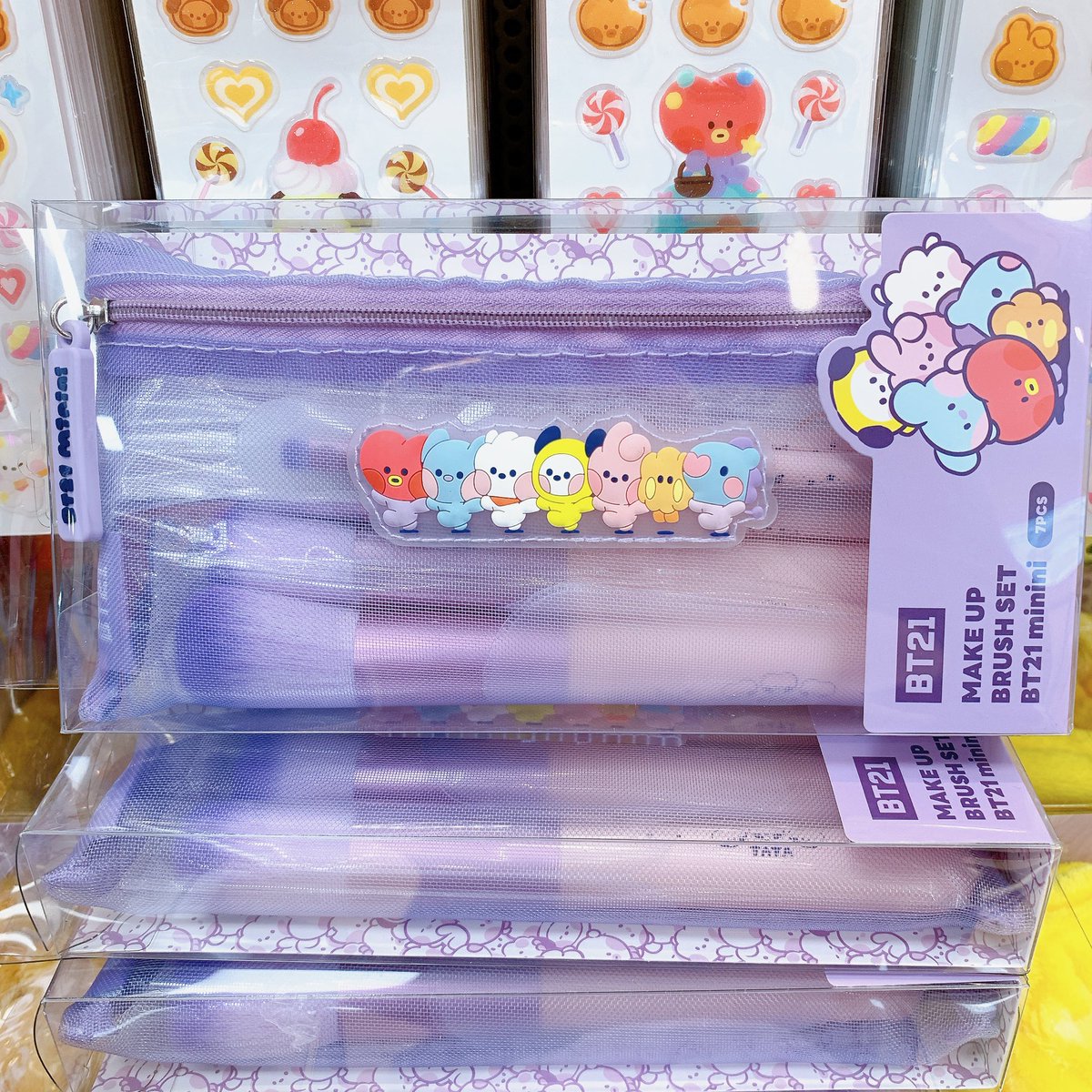 新商品入荷情報 - ̗̀📢 #BT21 のかわいいメイクブラシセットが入荷しま