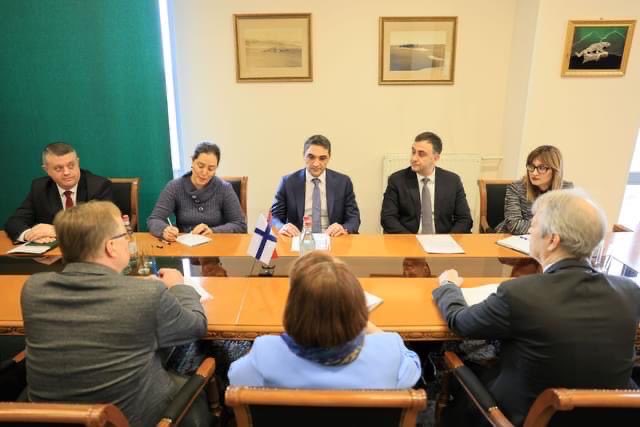 FinlandinSC's tweet image. Very good meeting Min of Environment ⁦@SimidHakob⁩ on Armenian-Finnish 🇦🇲🇫🇮cooperation on environmental protection, #Hydromet and #forestry.
Finland's vast experience provides good ground. ⁦@meteorologit⁩ #Ilmatieteenlaitos ⁦@VaisalaGroup⁩ ⁦@EastOfficeFI⁩