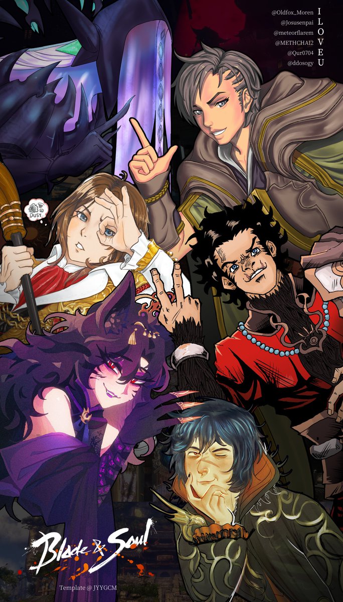 Qur0704's tweet photo. 💝Happy Valentine's Day! Here's an "I LOVE U" message from BnS NPCs and Bosses! Who would you like to celebrate Valentine’s Day with? Of course I want them all!🤪I'm so happy to do the art collab with those amazing BnS artists!!
#BNS #블소 #劍靈 #剑灵 #ブレソ #Bladeandsoul https://t.co/i7dCzjCicc