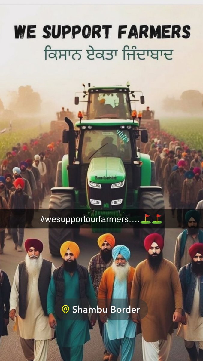 sainikamal9100's tweet image. #wesupportfarmers #FarmerProtest2024 #Farmers #FarmersMarch #FarmersProtests ….⛳️⛳️⛳️