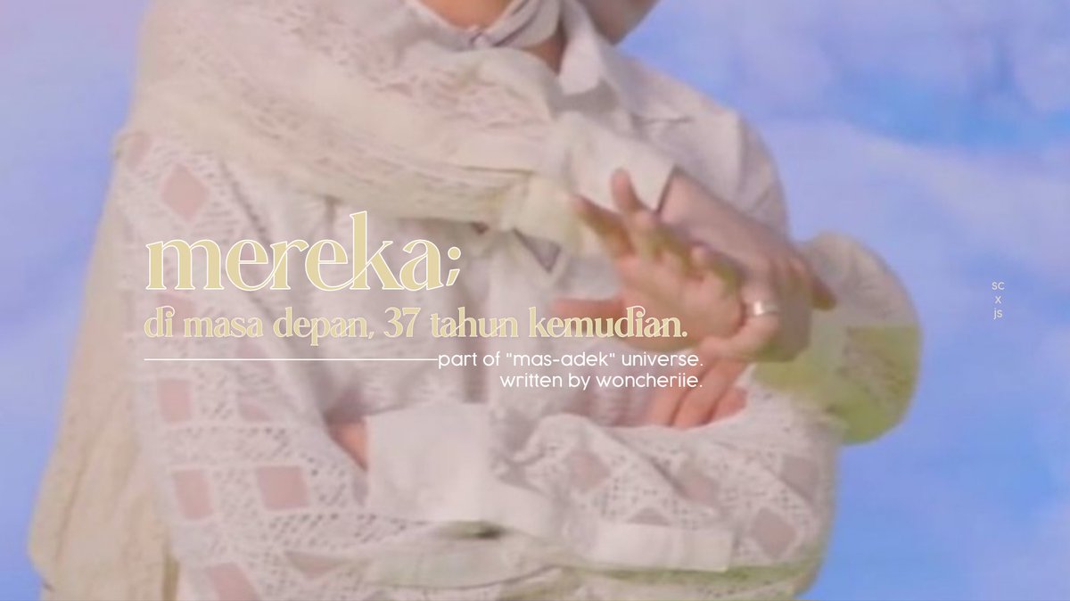 woncheriie's tweet photo. cheolsoo — one-shot

mereka;
di masa depan, 37 tahun kemudian.

—part of "mas-adek" universe. https://t.co/4LRISc8zFh