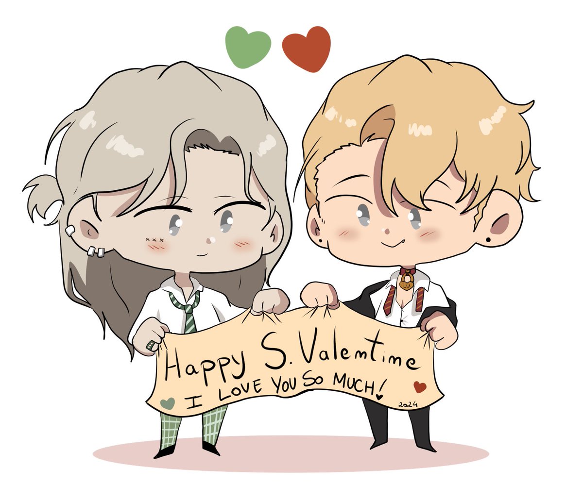 LynxDeepnix's tweet photo. And an lovely Valentine’s Day from my dear [ @Miur_Lore ]

I love you too,💚❤️✨ https://t.co/JyXd8Z4EQi