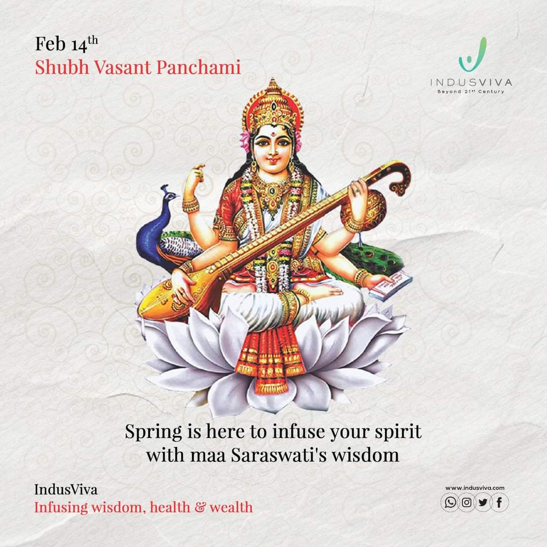 As the fields are painted in yellow hues, may your life be filled with the colours of success. Happy Vasant Panchami!
#vasantpanchami 🙏 #SarasvatiPuja🙏 #VasantPanchami2024 #BasantPanchami #Saraswati🙏 #happybasantpanchami #panchami #ShubhVasantPanchami #vibrantviva #indusviva