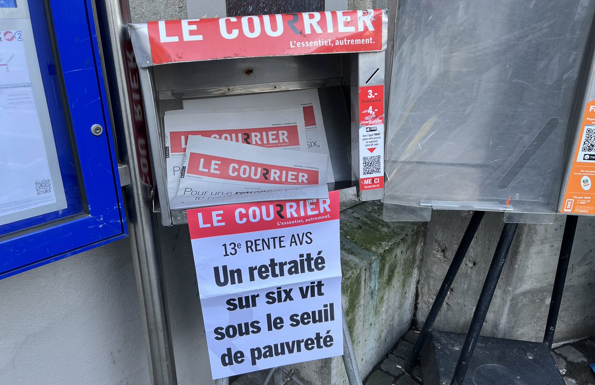 🗳️ Moins de 20 jours pour dire un grand OUI à la 13ème rente #AVS ! Les bulletins de vote sont là !