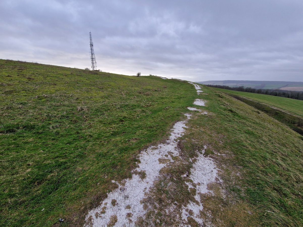 The univallate Iron Age hillfort of the Trundle sits atop St Roche’s Hill in the @Goodwood_Estate #WestSussex The ramparts survive to nearly 2m and from the top there are epic views across Chichester, the coastal plain and @sdnpa It's simply magnificent #HillfortsWednesday