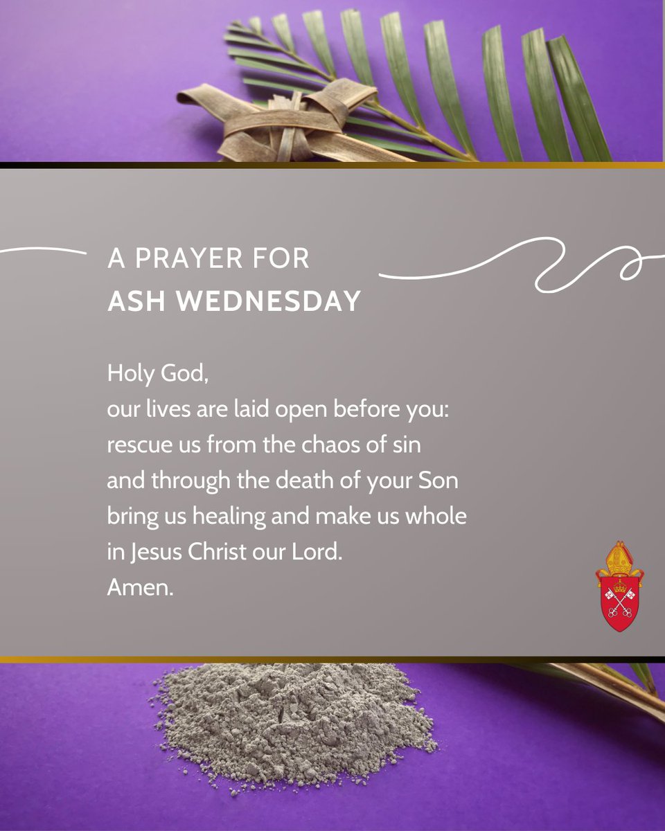 A prayer for #AshWednesday 🙏