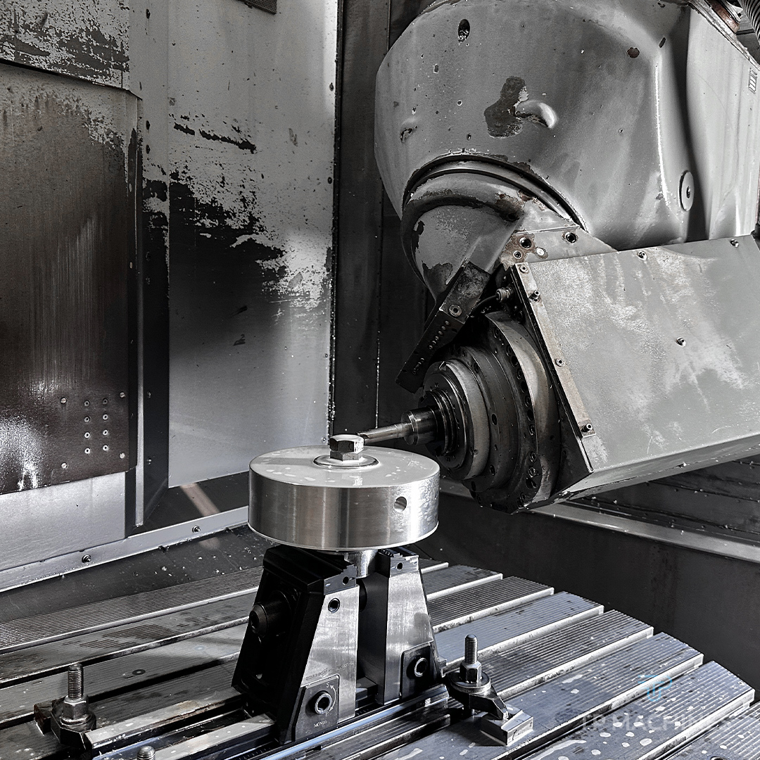 TP_machines's tweet photo. In this workpiece we completely changed the production technology; the propeller blades were previously welded and then sent for balancing, but now the propeller is made from single piece of stainless bar on a 5-axis milling machine https://t.co/fiLHvt1ZO0