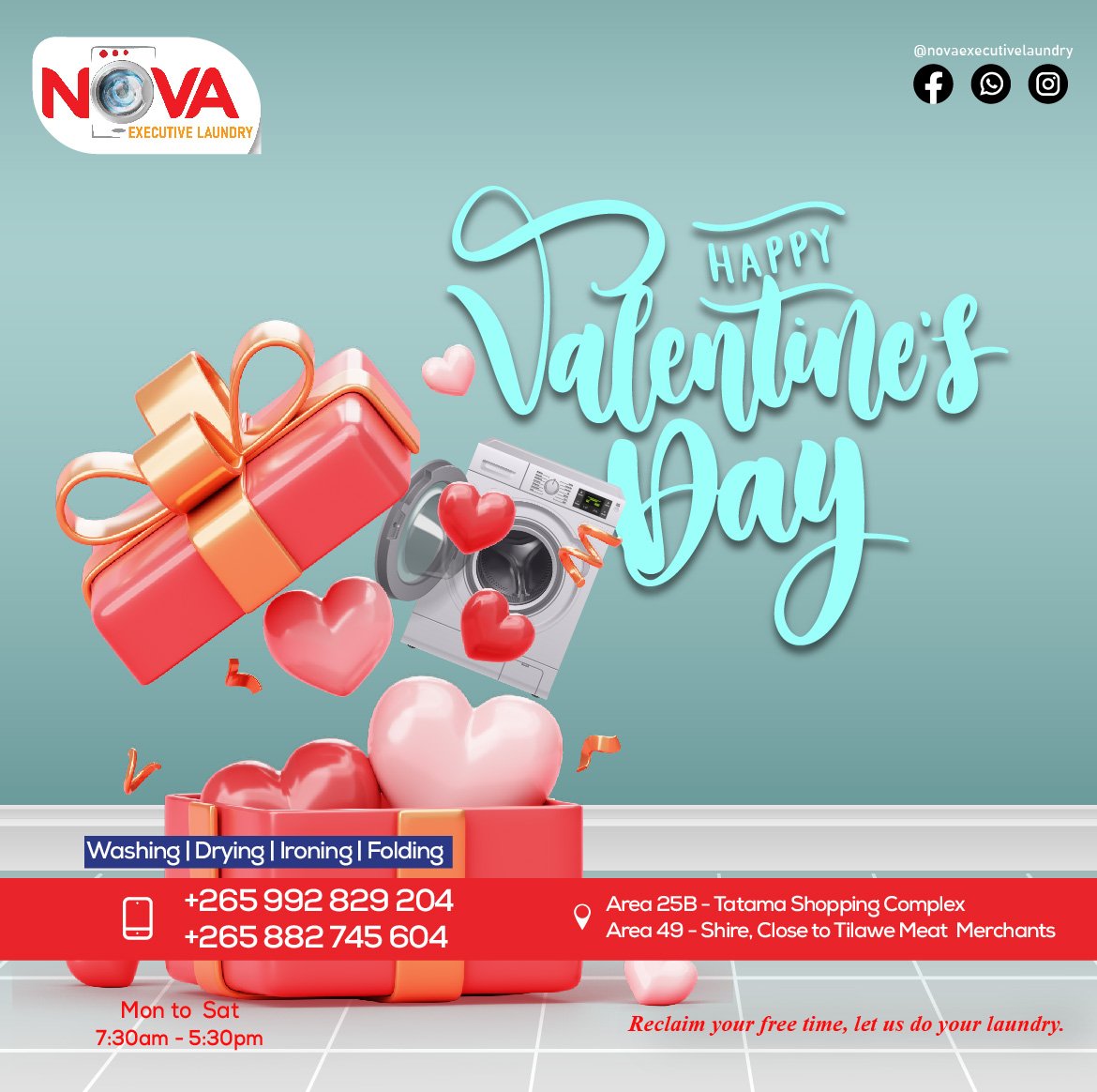 LaundryNova's tweet photo. Happy Valentine's day to you all. https://t.co/mVb8dnYOBc