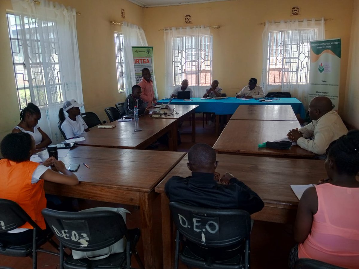 Happening now! KeFAAS and other consortium members @afaasinfo ,AgConnectors, KOPPART, TP004, Murang'a County gvnt holds a marketplace and collaboration workshop for DC4FC project at Kenol, NAVCPD Offices, Murang'a County.