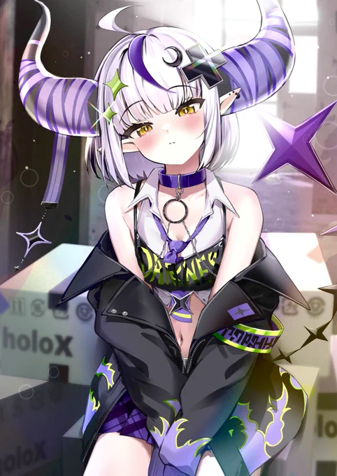 新衣装ラプ様  #laplus_artdesu 